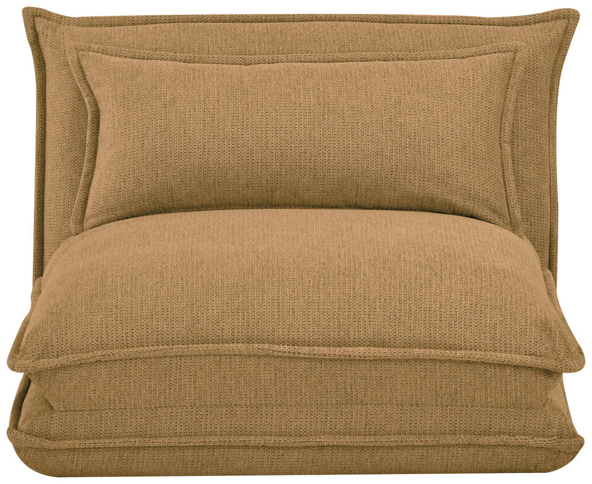 SCHLAFSESSEL Webstoff Senfgelb    - Senfgelb, MODERN, Textil (85,5/59/67cm) - MID.YOU