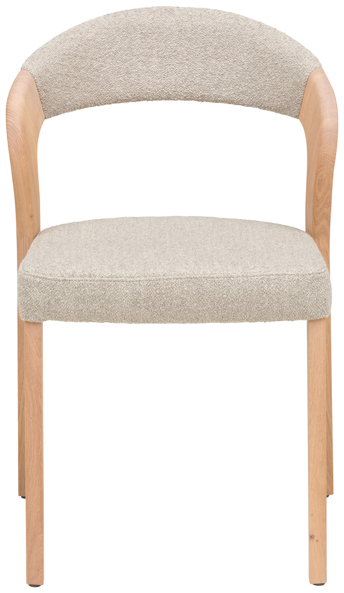 STUHL  in Mikrofaser  - Wildeiche/Naturfarben, Natur, Holz/Textil (55/79,5/55cm) - Voglauer