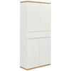 SCHUHSCHRANK Weiß, Eiche Artisan  - Weiß/Eiche Artisan, Design, Holzwerkstoff (90/200/38cm) - Xora