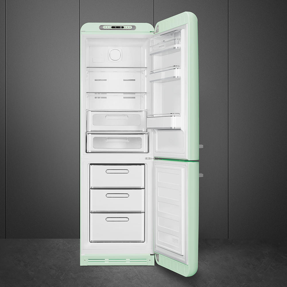 KÜHL-GEFRIER-KOMBINATION 60/196,8/72,8 cm FAB32RPG5  - Pastellgrün, Basics, Metall (60/196,8/72,8cm) - SMEG