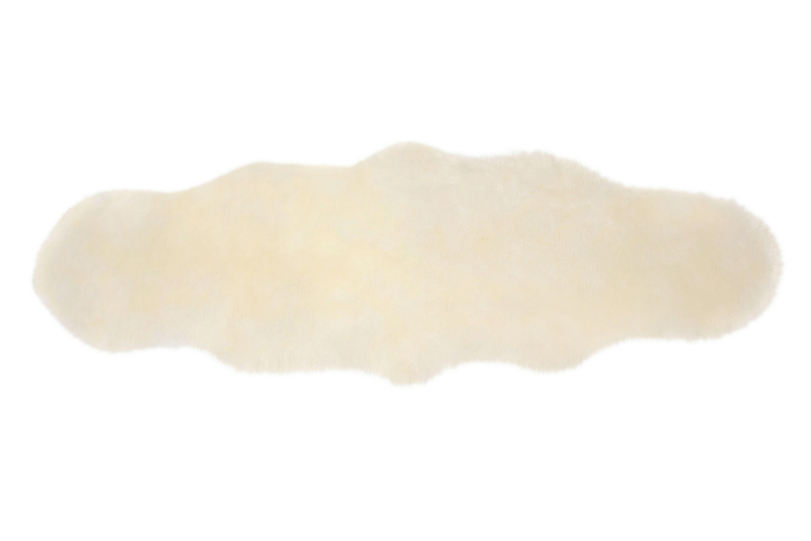 SCHAFFELL 55/160 cm  - Weiss, Trend, Fell (55/160cm) - Linea Natura