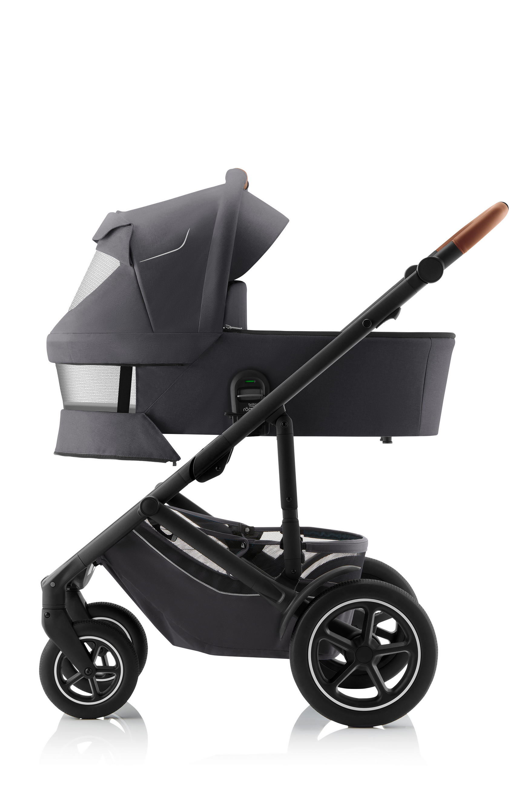 LIEGEWANNE Smile 5Z  - Grau, Basics, Textil/Metall (43/20/85,5cm) - Britax Römer