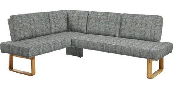 ECKBANK 174/265 cm in Grau, Eichefarben - Eichefarben/Grau, Design, Holz/Textil (174/265cm) - Dieter Knoll
