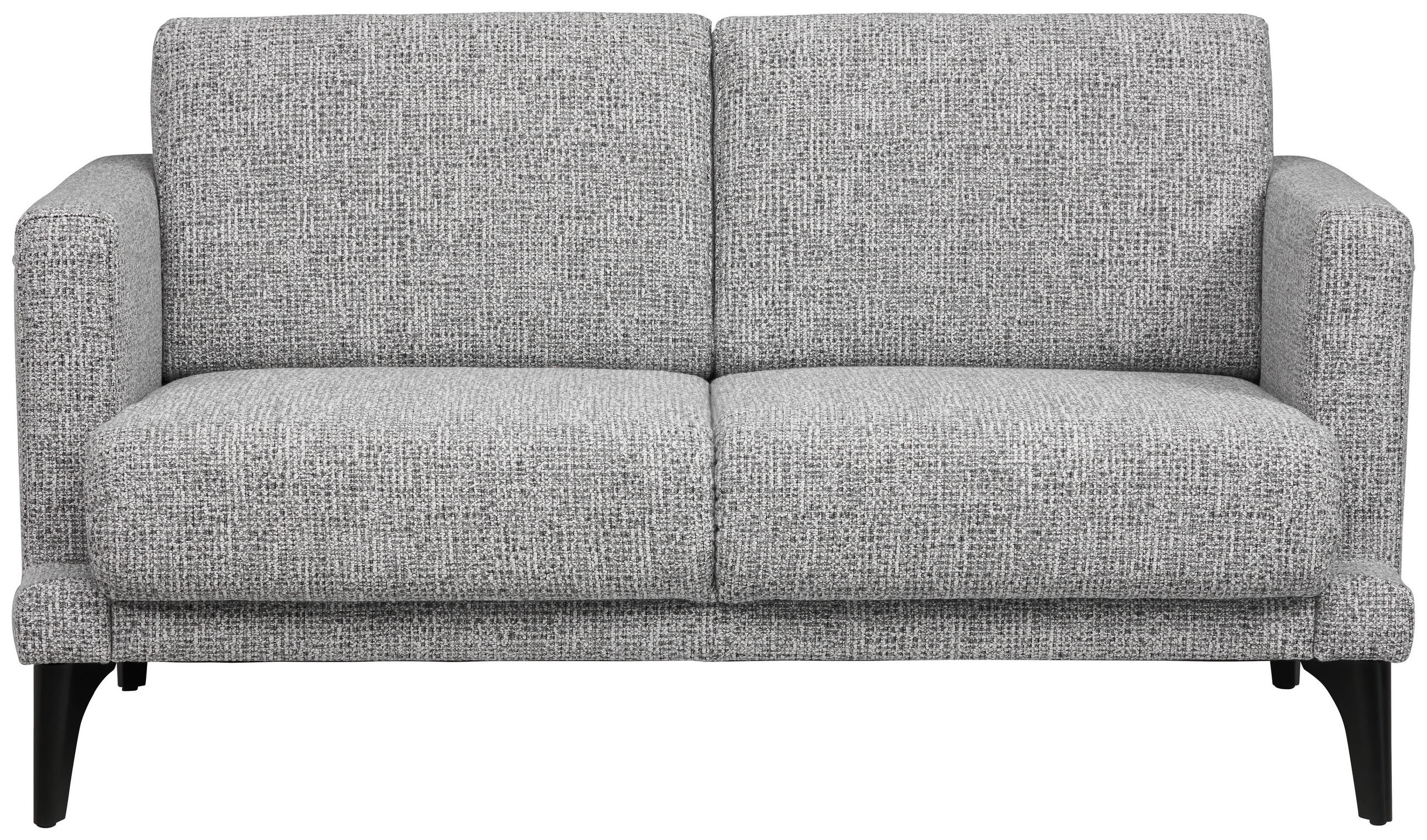 2,5-SITZER Flachgewebe Grau  - Schwarz/Grau, Konventionell, Textil/Metall (157/84/89cm) - Valnatura