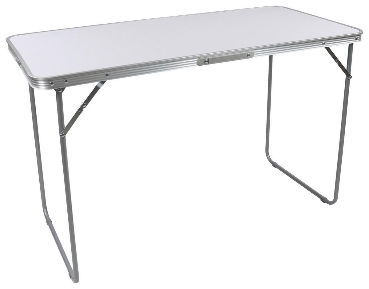 CAMPINGBORD - vit, Modern, metall/trämaterial (110/53/70cm) - Ambia Garden