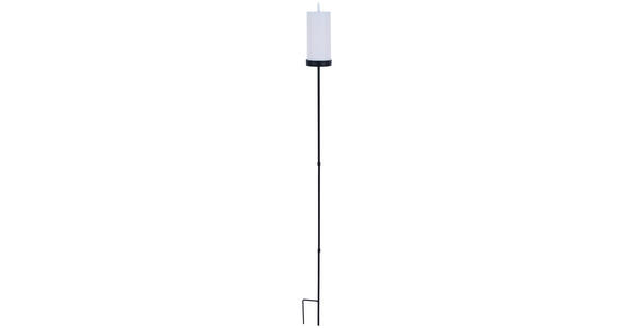 LED-KERZE 7,5/117 cm  - Weiß, Basics, Kunststoff (7,5/117cm) - Ambia Home