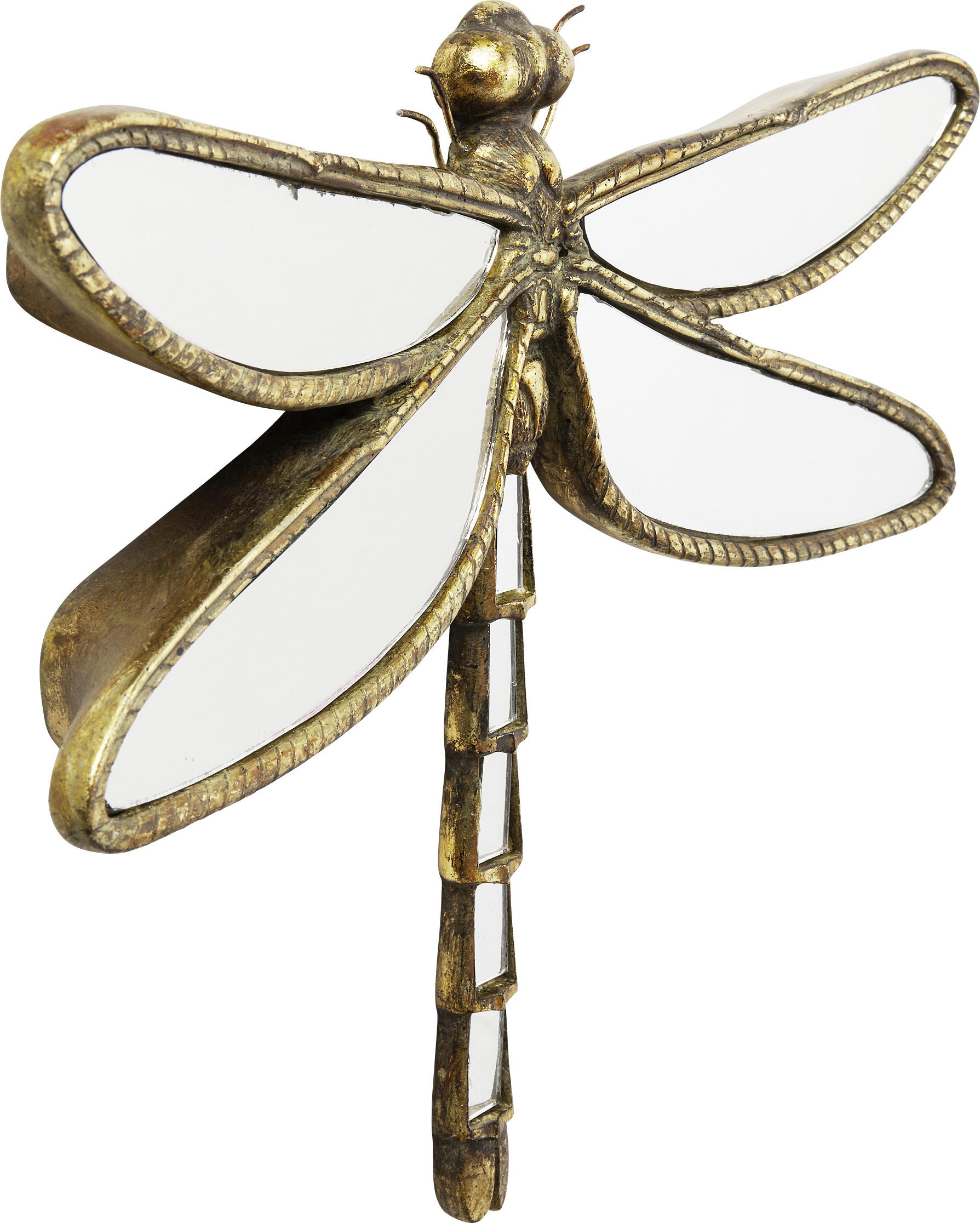 WANDDEKO    - Goldfarben, LIFESTYLE, Glas/Kunststoff (27/35/4cm) - Ambia Home