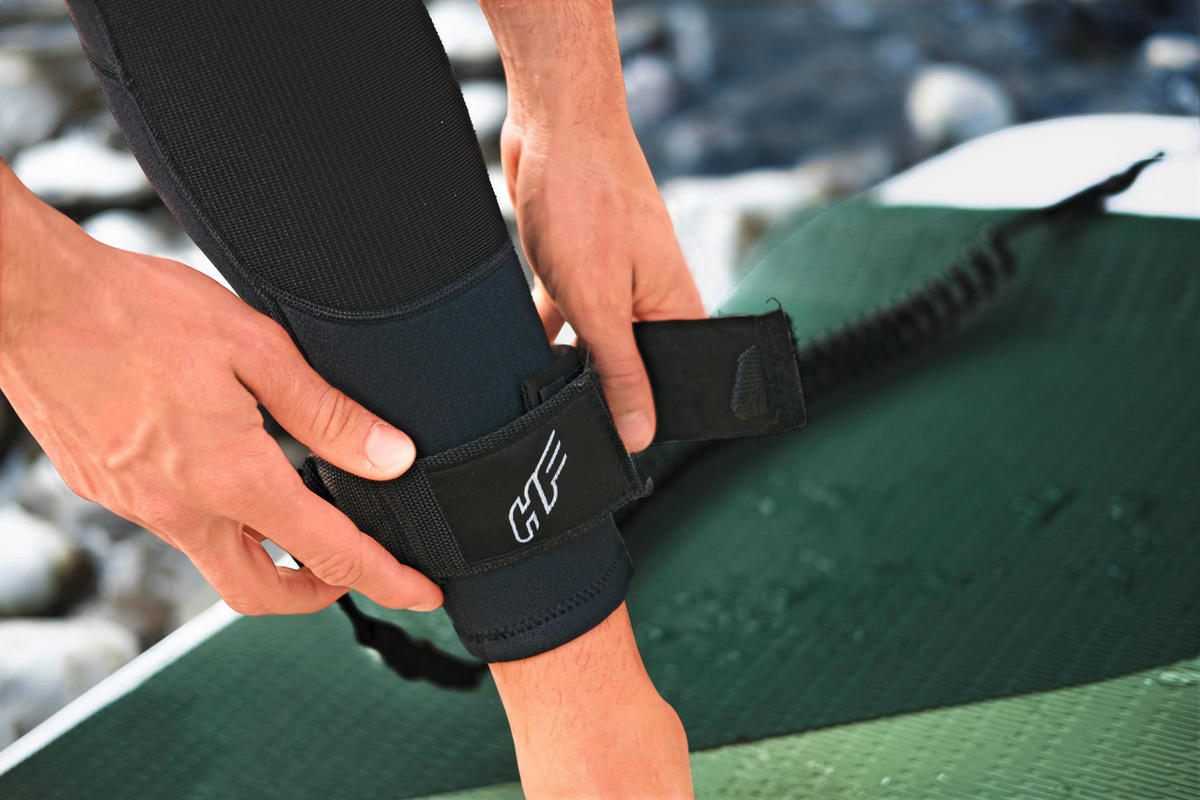 STAND-UP PADDLE BOARD HYDRO-FORCE 65308 KAHAWAI 10  - Dunkelgrün/Weiß, Basics, Kunststoff/Metall (310/86/15cm) - Bestway