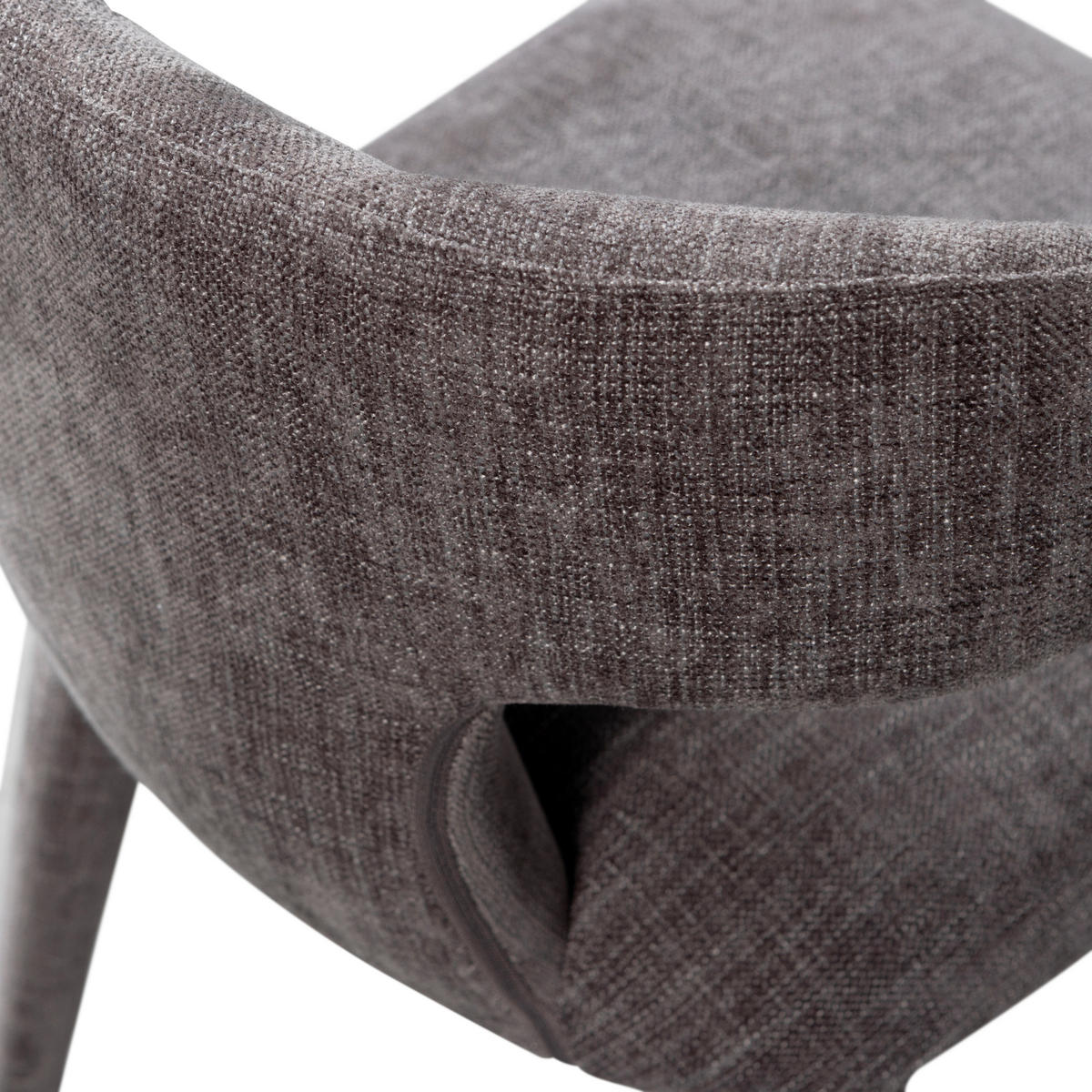 STUHL-SET 2 Stück  in Stahl Webstoff Metall, Kunststoff, Textil, Holzwerkstoff  - Braun, MODERN, Holzwerkstoff/Kunststoff (52/78/53cm) - Livetastic