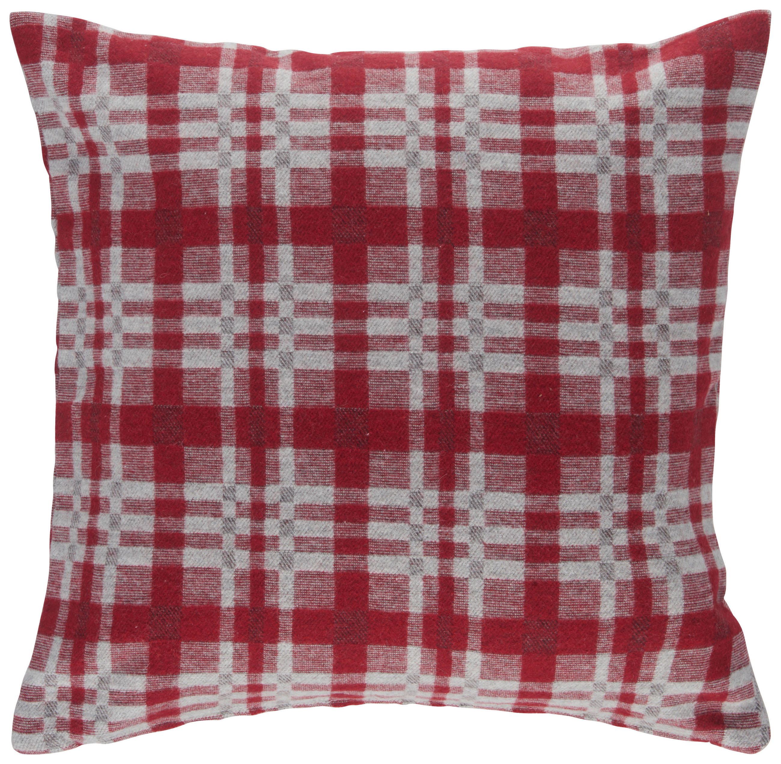 KISSENHÜLLE 50/50 cm  - Rot/Creme, Basics, Textil (50/50cm) - Esposa