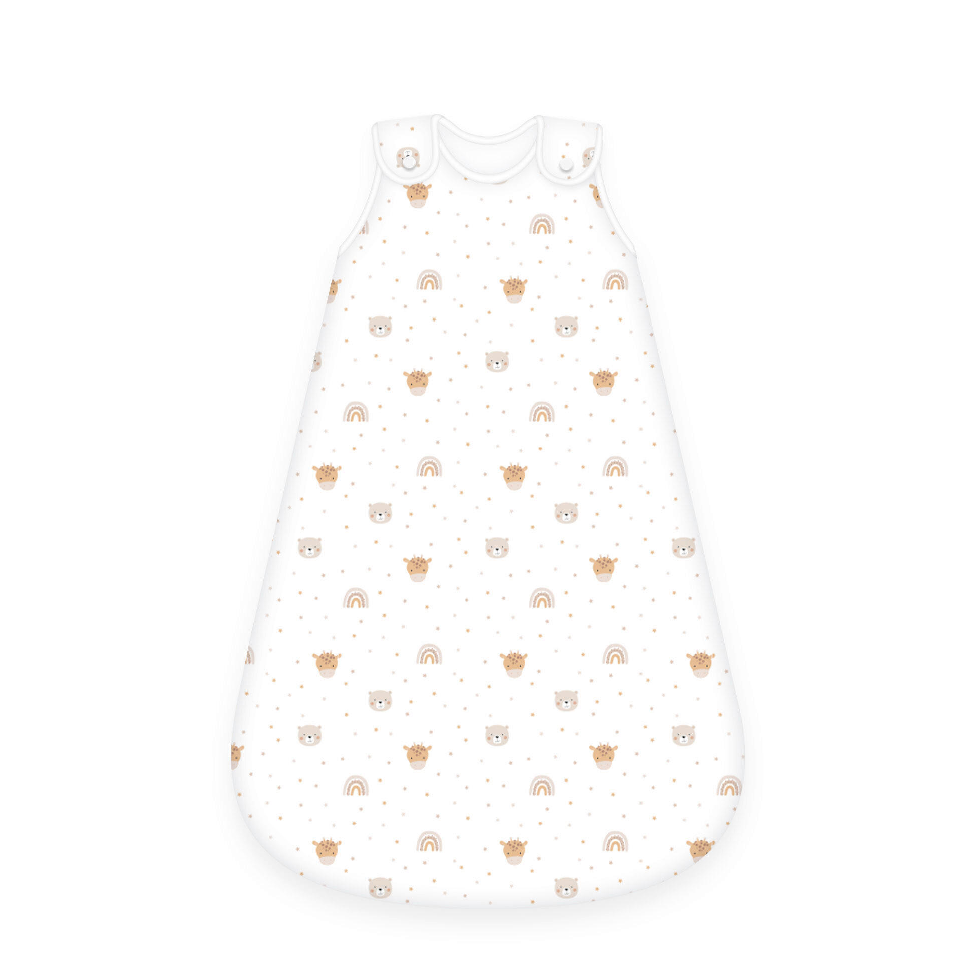 BABYSCHLAFSACK Little Friends  60/45 cm     - Cognac/Multicolor, Basics, Textil (60/45cm) - baby best
