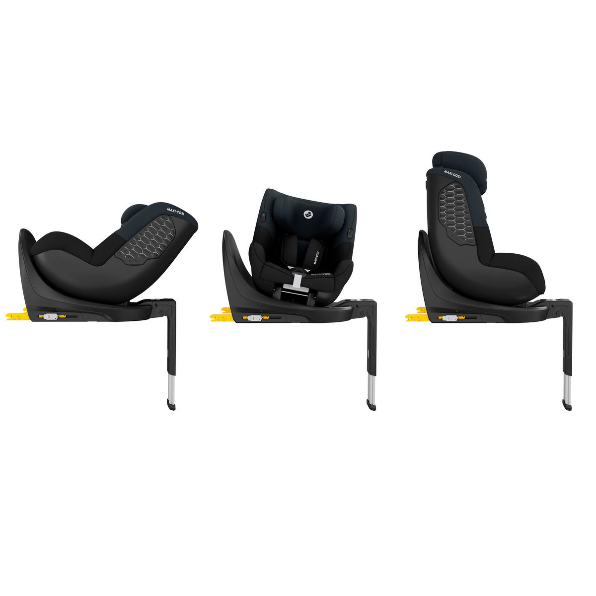 REBOARDER-KINDERSITZ Mica 360 S  - Schwarz, Basics, Kunststoff/Textil (42/52/72cm) - Maxi-Cosi