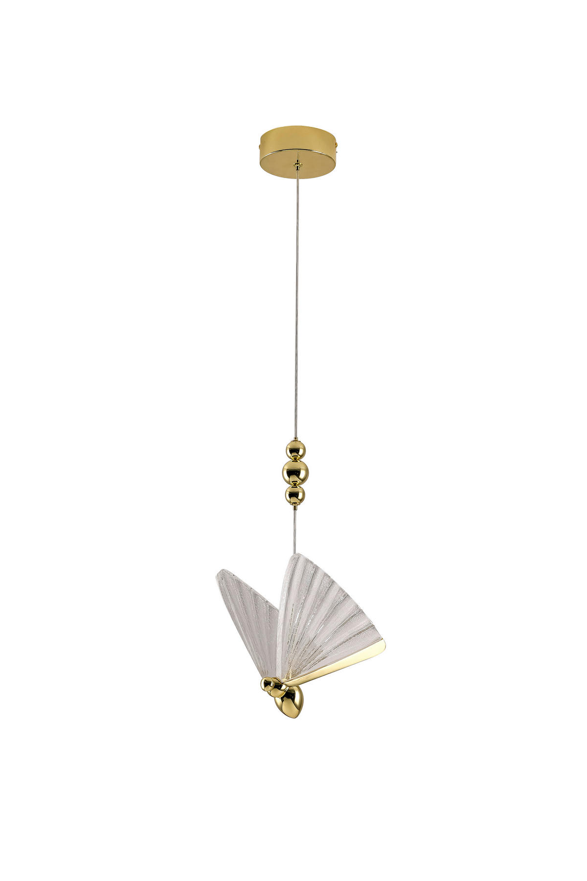 HÄNGELEUCHTE 18/130 cm    - Bernsteinfarben, Konventionell, Metall (18/130cm)