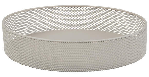 SERVIERTABLETT 25/5 cm - Grau, LIFESTYLE, Metall (25/5cm) - Ambia Home