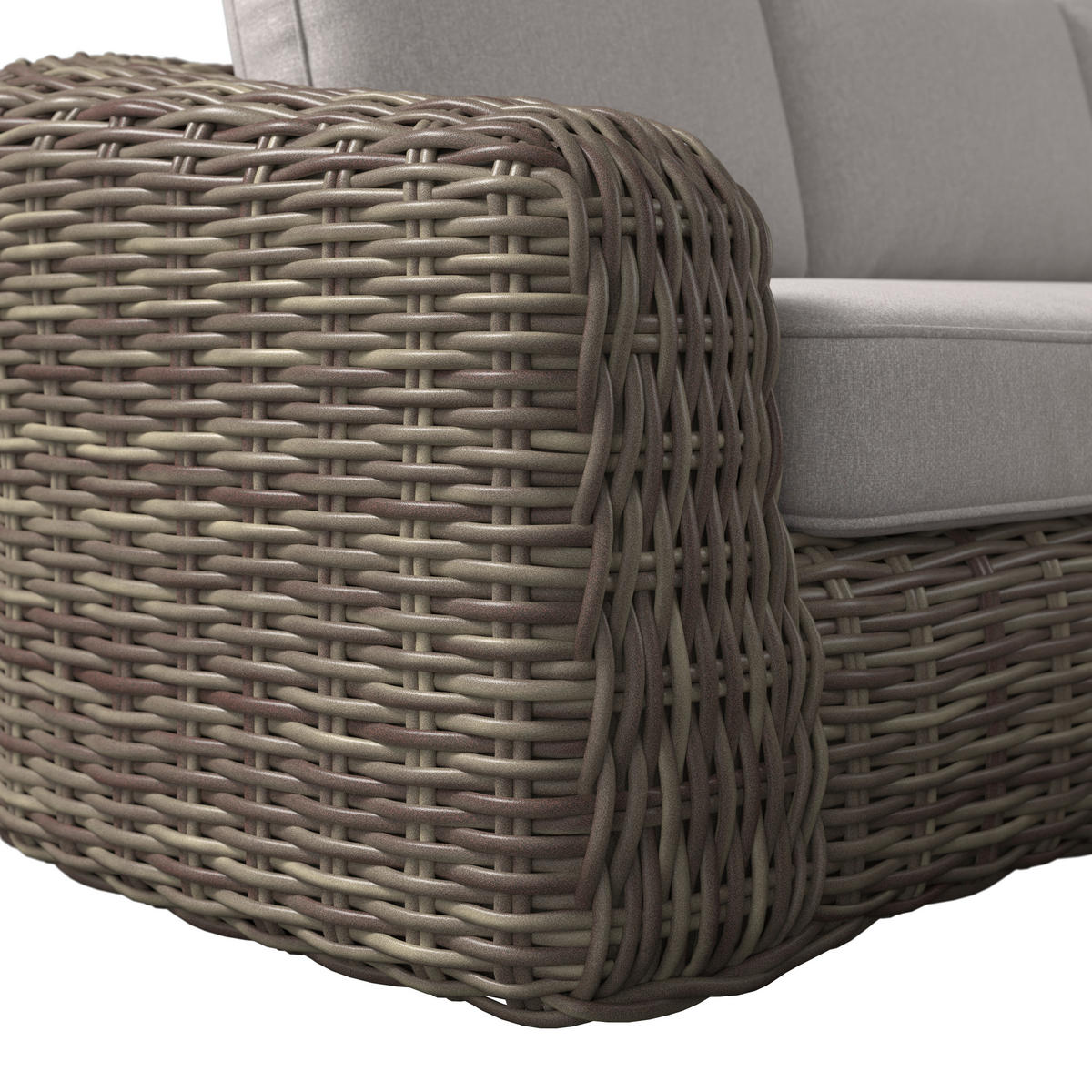 LOUNGEGARNITUR   266/73/266 cm Akazie Aluminium  - Naturfarben, Natur, Holz/Kunststoff (266/73/266cm) - Ambia Garden