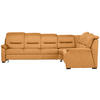 ECKSOFA in Mikrofaser Gelb  303/245 cm  - Gelb/Schwarz, KONVENTIONELL, Holz/Textil (303/245cm) - Beldomo Comfort