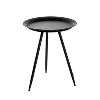 BEISTELLTISCH in Metall 47/47/38 cm  - Schwarz, Trend, Metall (47/47/38cm)