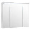 SPIEGELSCHRANK 80/69/20 cm  - Weiß, Basics, Glas/Holzwerkstoff (80/69/20cm) - Livetastic