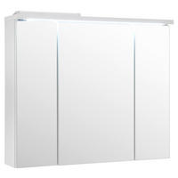 SPIEGELSCHRANK 80/69/20 cm  - Weiß, Basics, Glas/Holzwerkstoff (80/69/20cm) - Livetastic
