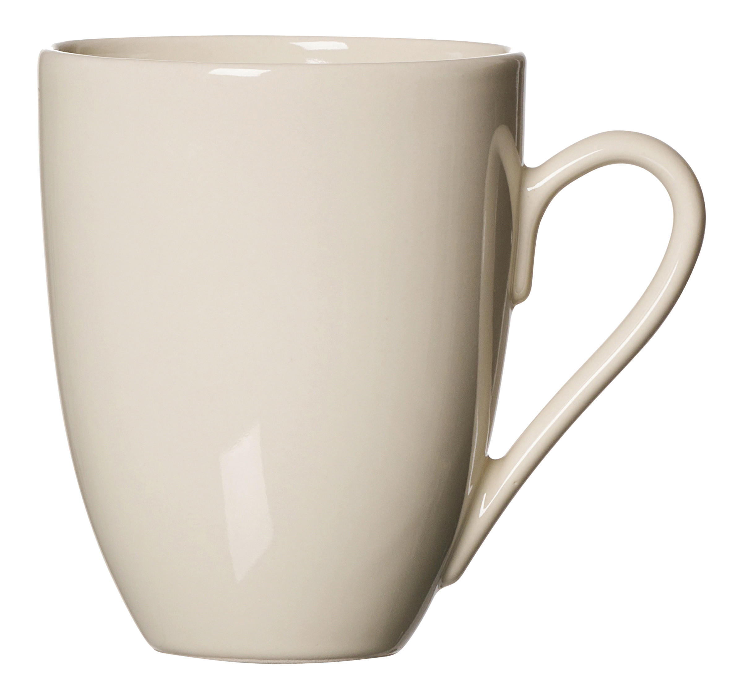 KAFFEEBECHER Cecina Creme  320 ml   - Creme, Design, Keramik (12/8,5/10,5cm) - Ritzenhoff Breker