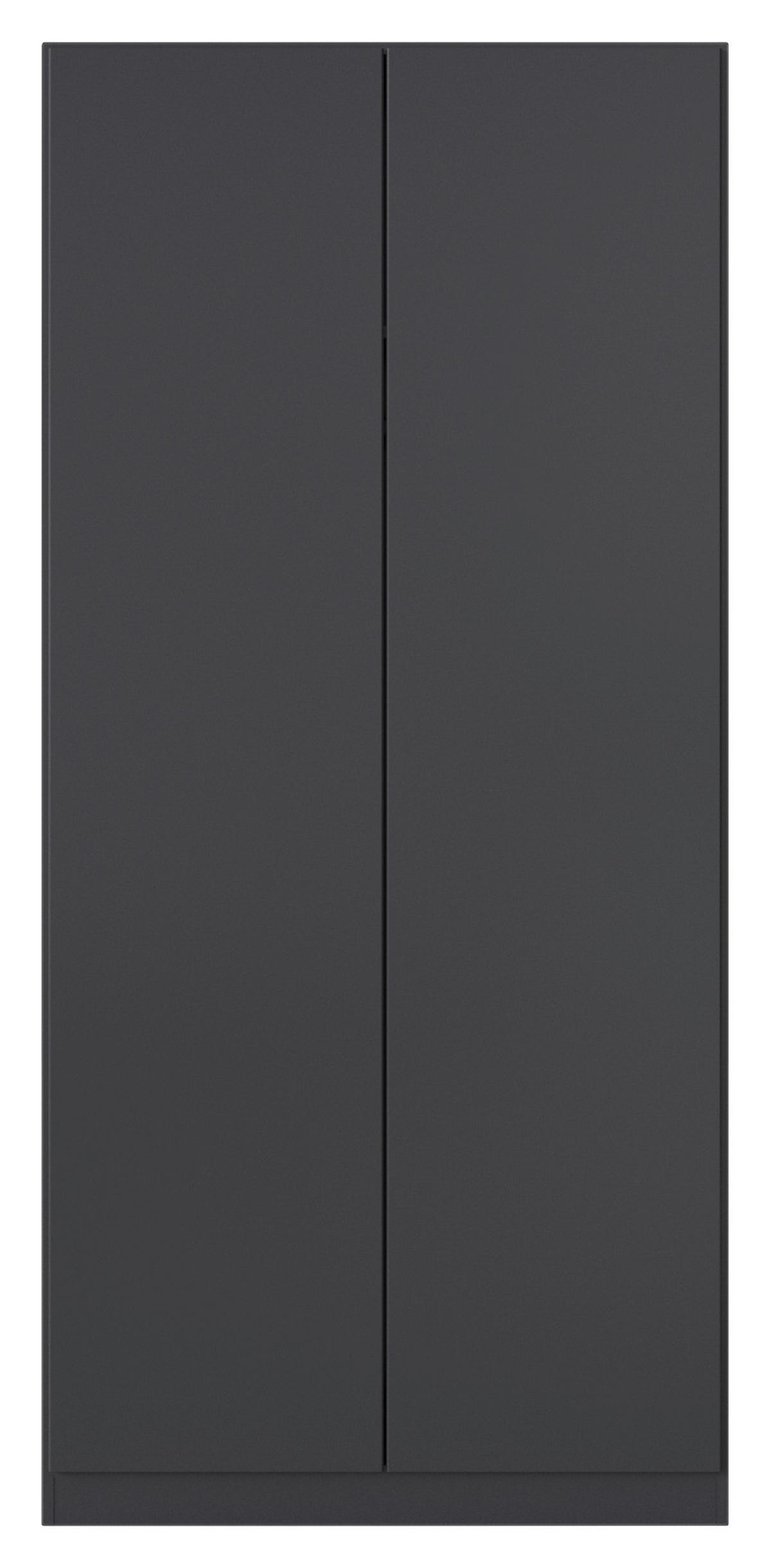 DREHTÜRENSCHRANK in  - Grau, Modern, Holzwerkstoff (91/197/54cm) - Rauch Möbel