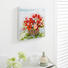 Blumen ÖLGEMÄLDE - Multicolor, LIFESTYLE, Holz/Textil (30/30cm) - Monee