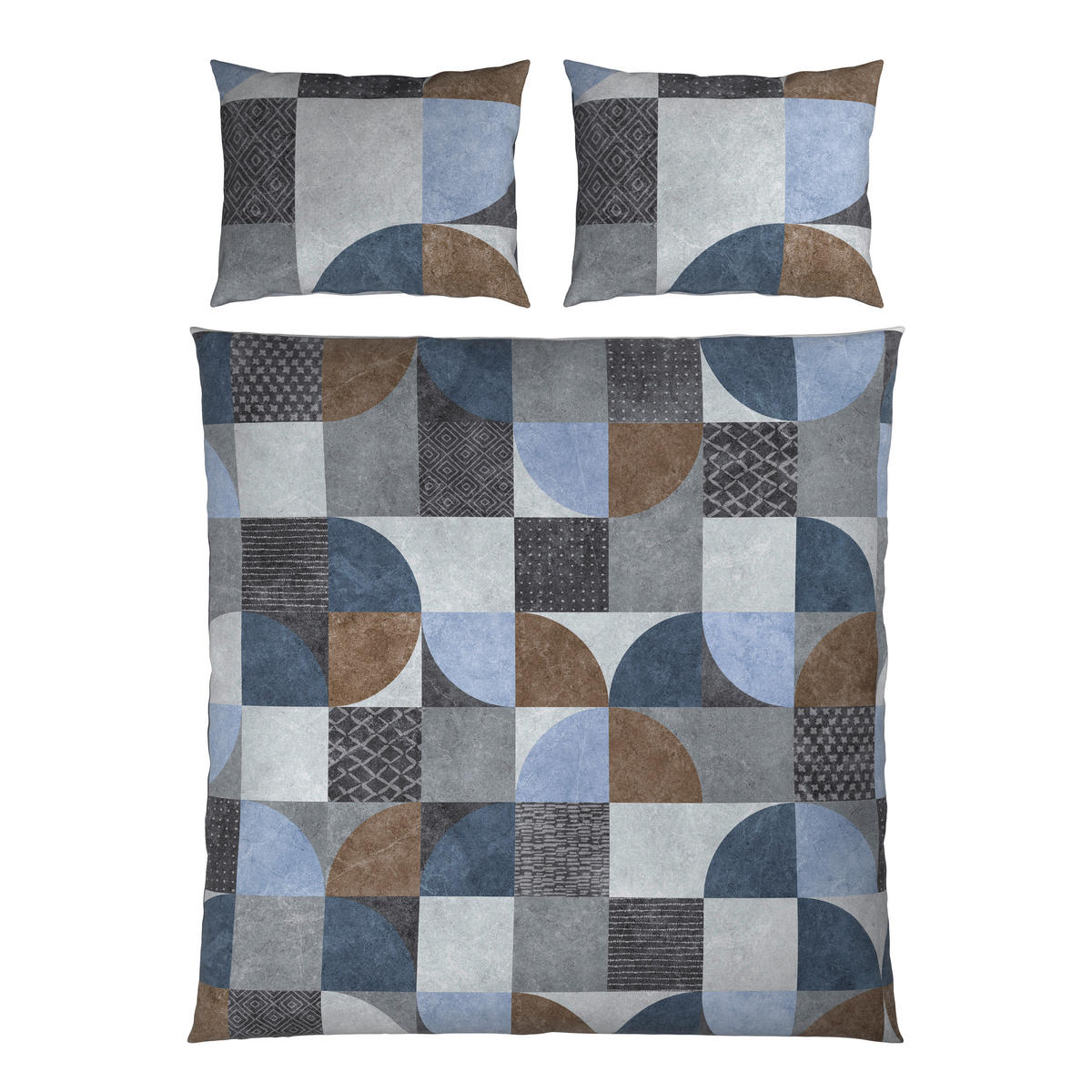 OBOJESTRANSKA POSTELJNINA 200/200 cm saten siva  - siva, Basics, tekstil (200/200cm) - Esposa