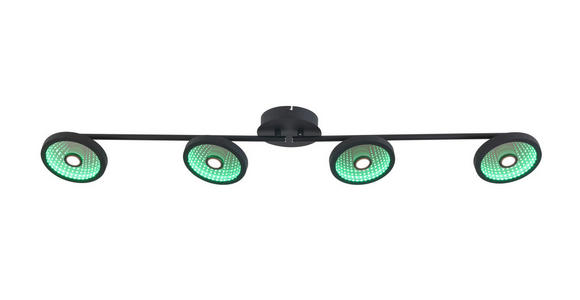 LED-STRAHLER 128/17/14 cm - Schwarz, LIFESTYLE, Kunststoff/Metall (128/17/14cm) - Novel
