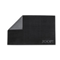 BADEMATTE Anthrazit, Schwarz 50/80 cm  - Anthrazit/Schwarz, Basics, Textil (50/80cm) - Joop!