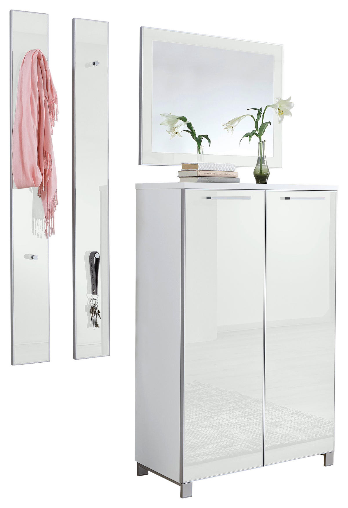 GARDEROBE 135/195/37 cm Weiß