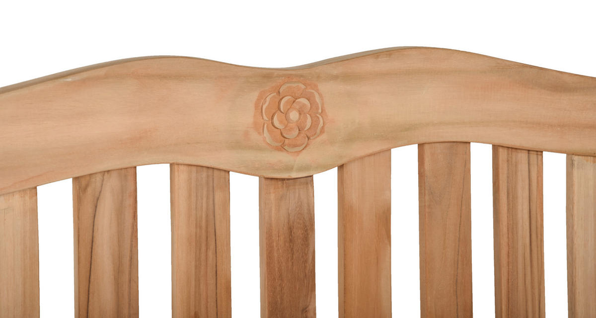 GARTENBANK 120/92/63 cm Teakholz   - Naturfarben, Basics, Holz (120/92/63cm) - Gardenson