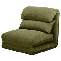 BÄDDFÅTÖLJ i manchester olivgrön  - olivgrön, Design, metall/textil (78/72/85cm) - Livetastic