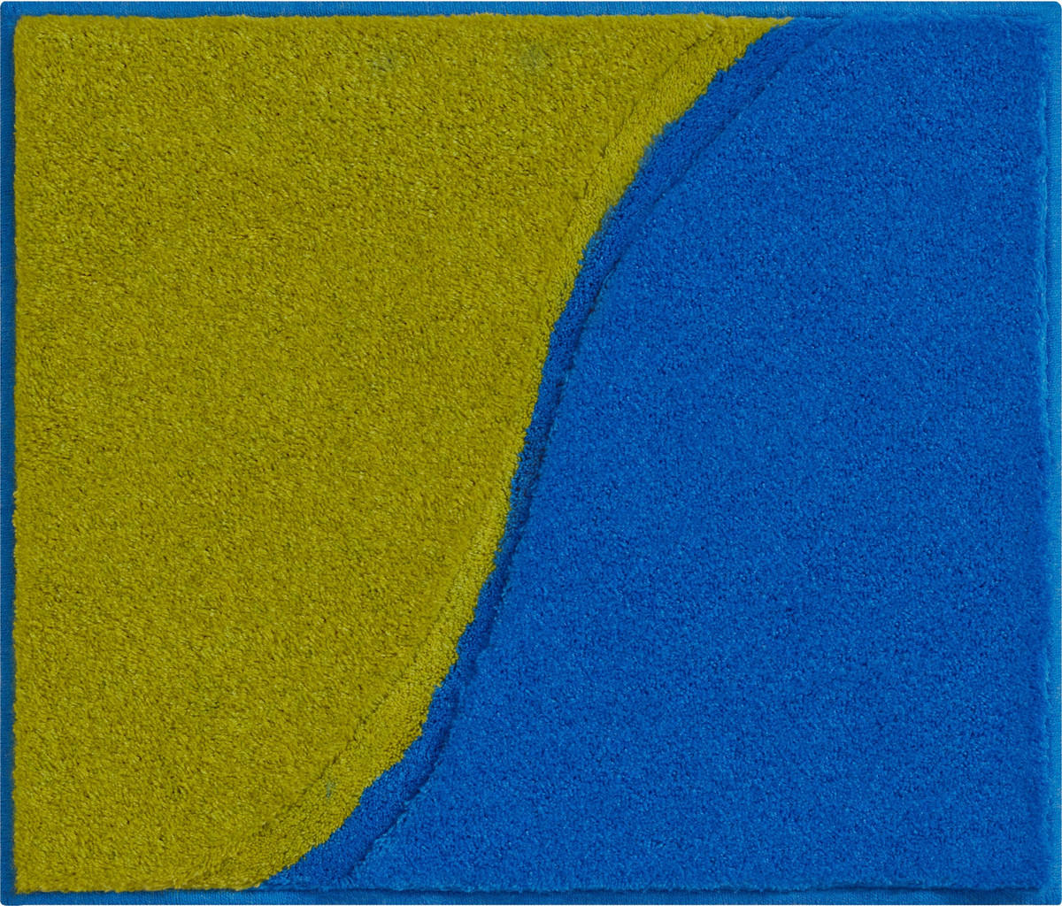 BIDET-VORLEGER Manta Grün, Blau 50/60 cm  - Blau/Grün, Basics, Kunststoff/Textil (50/60cm) - Grund