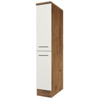 APOTHEKERSCHRANK 30/168,5/60 cm  in Eichefarben, Magnolie  - Eichefarben/Magnolie, KONVENTIONELL, Holzwerkstoff/Metall (30/168,5/60cm) - FlexWell