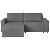 Colțar Extensibil, lemn, metal, plastic, textil, nămol, 173/258 cm - nămol/negru, Modern, plastic/lemn (173/258cm) - Carryhome