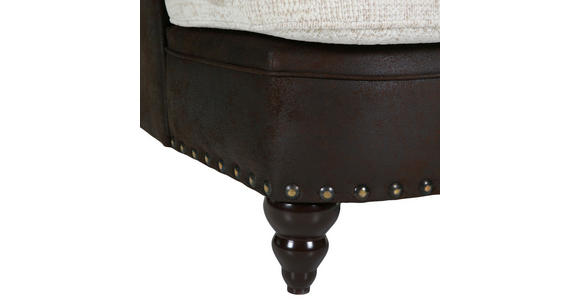 XXL-SESSEL - Dunkelbraun/Beige, ROMANTIK / LANDHAUS, Holz/Textil (125/102/138cm) - Landscape