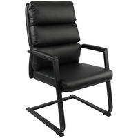 BESUCHERSTUHL Schwarz  - Schwarz, MODERN, Textil/Metall (53/73/52cm) - Livetastic