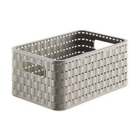 KORB  - Cappuccino, Basics, Kunststoff (36,8/27,8/19,1cm) - Rotho