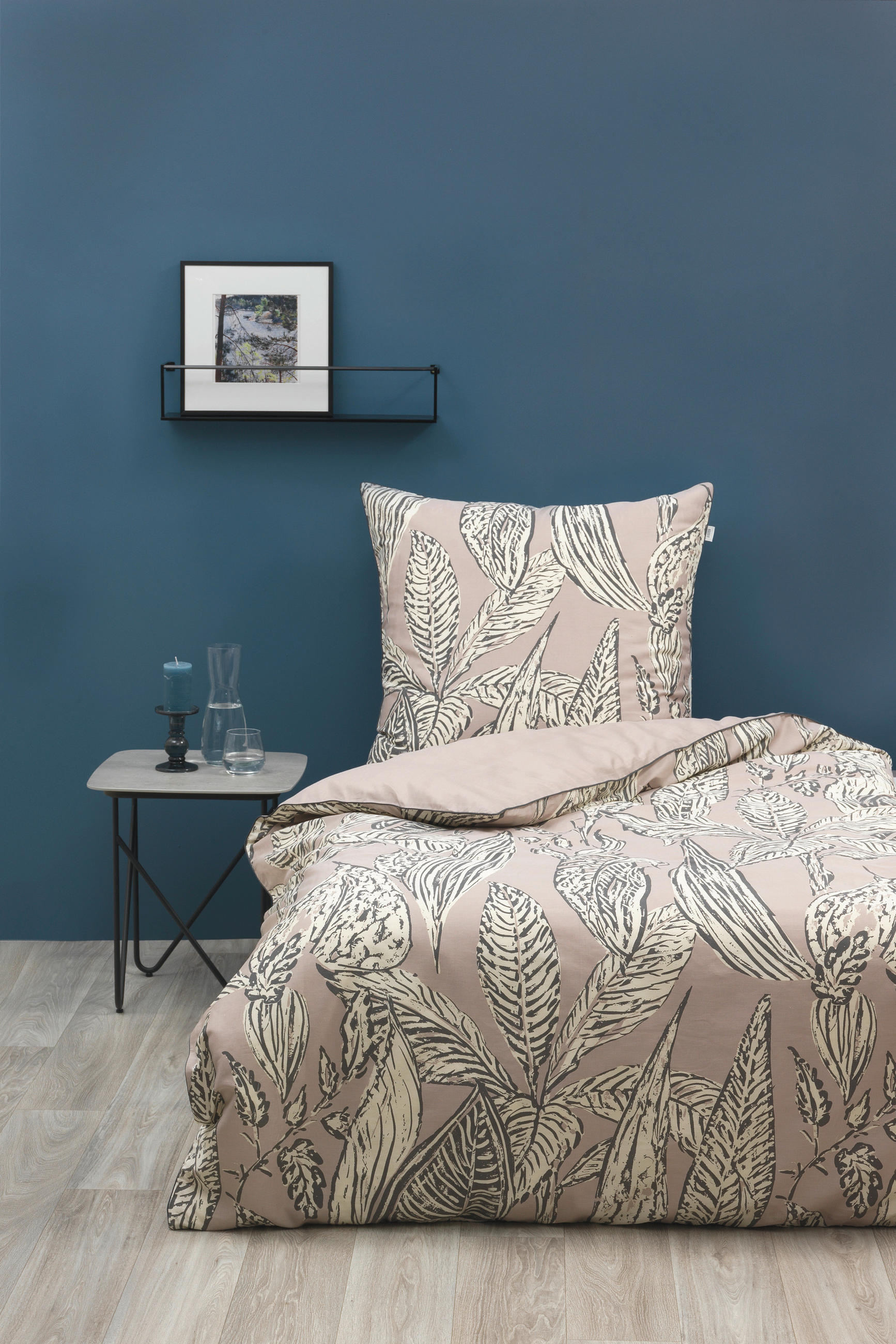 WENDEBETTWÄSCHE Emma Satin 155/220 cm  - Beige/Altrosa, KONVENTIONELL, Textil (155/220cm) - Schöner Wohnen