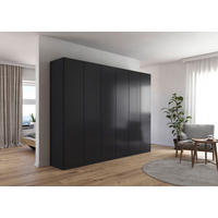 FALTTÜRENSCHRANK 271/210/54 cm 4-türig Dunkelgrau  - Dunkelgrau, Holzwerkstoff (271/210/54cm) - Rauch Möbel