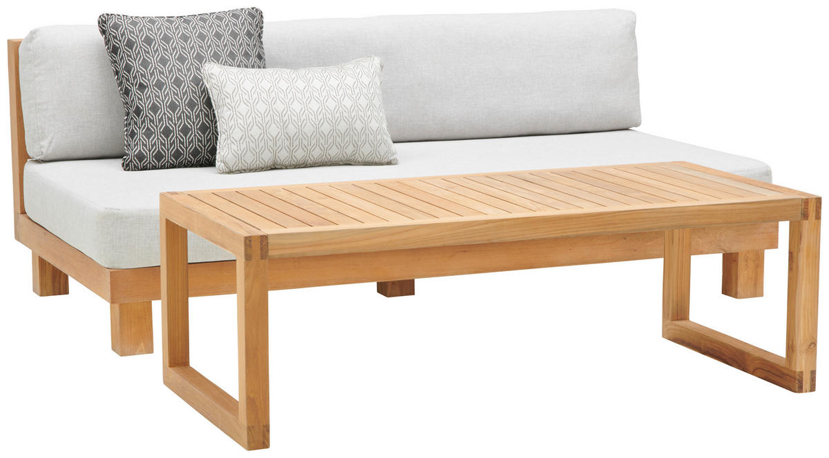 LOUNGETISCH  - Natur, Holz (130/60/43cm) - Amatio