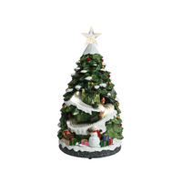 BOŽIĆNI BOR DEKORATIVNI - višebojno, Basics, plastika (21,50/20,00/38,00cm) - X-Mas