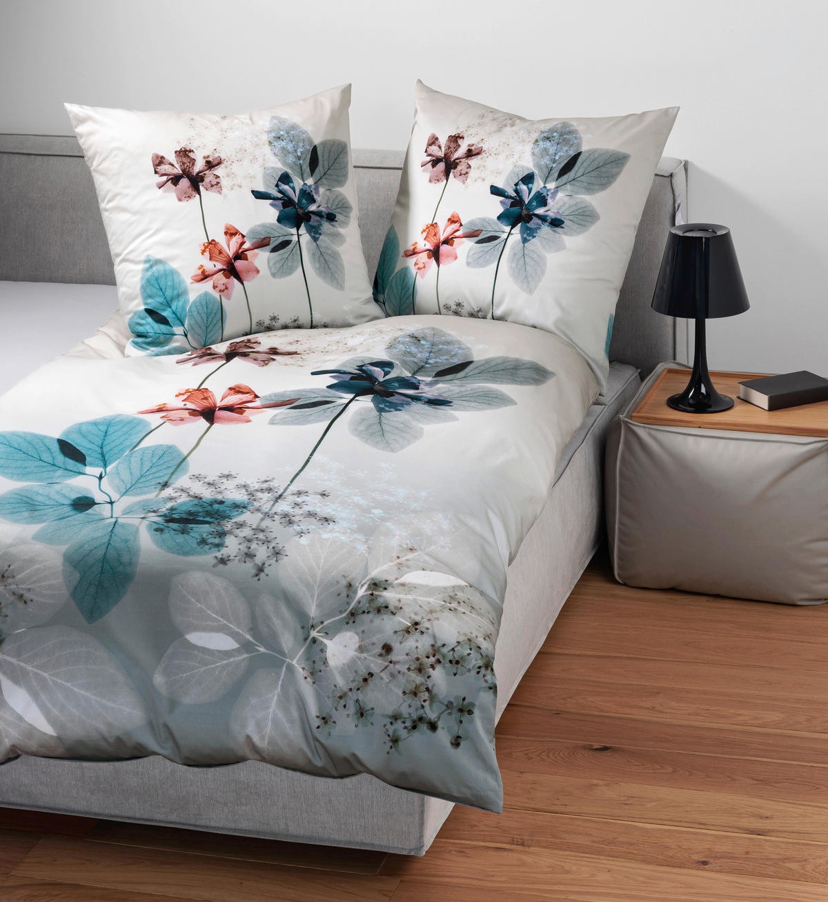 POSTELJNINA 135/200 cm mako saten zelena  - zelena, Konvencionalno, tekstil (135/200cm) - Janine