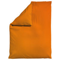 BETTDECKENBEZUG Woven Satin Fade Makosatin 155/220 cm  - Gelb/Rot, Basics, Textil (155/220cm) - Schlafgut