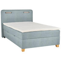 BOXBETT 120/200 cm  in Mintgrau  - Mintgrau, Konventionell, Holz/Textil (120/200cm) - Moderano