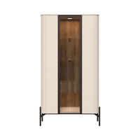 VITRINA kašmir   - kašmir, Dizajnerski, metal/pločasti materijal (94/180/40cm) - Voleo