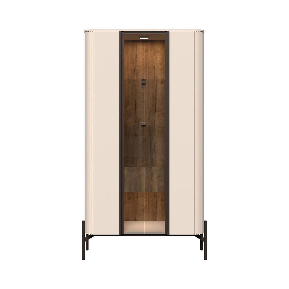 VITRINA kašmir   - kašmir, Dizajnerski, metal/pločasti materijal (94/180/40cm) - Voleo