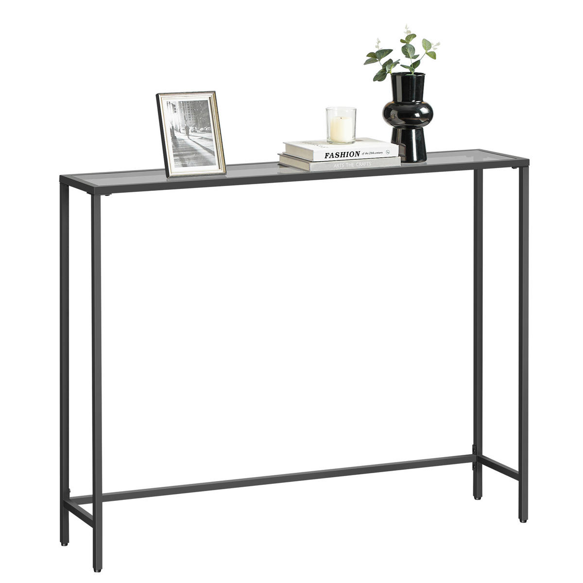 KONSOLENTISCH in Metall, Glas    - Goldfarben, Trend, Glas/Metall (100,5/80/20cm) - MID.YOU