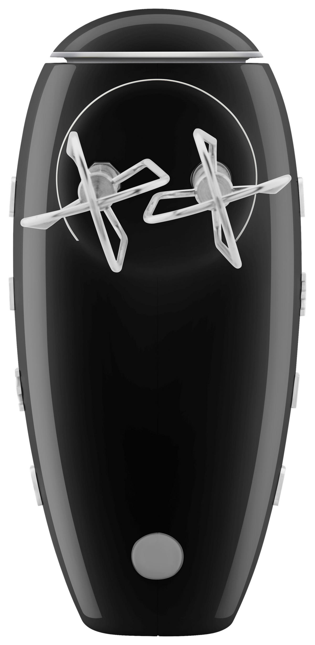 HANDMIXER 50'S STYLE  - Chromfarben/Schwarz, Basics, Kunststoff/Metall (22/37,8/22,1cm) - SMEG