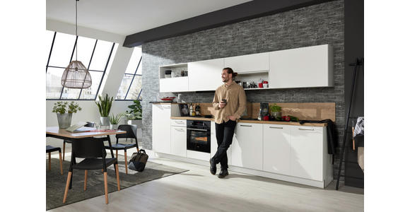 EINBAUKÜCHE - Weiß, Design, Holzwerkstoff - Dieter Knoll